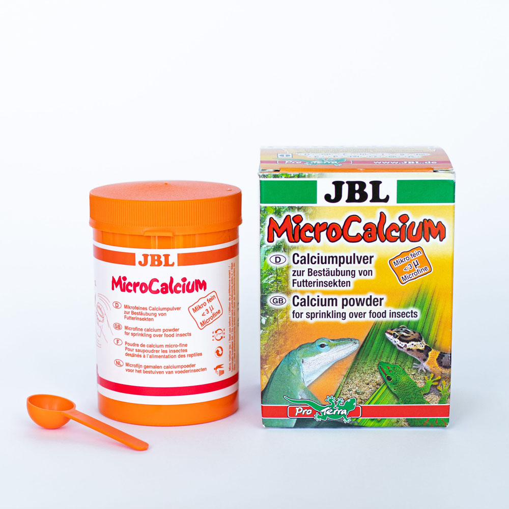 Кальцієва підкормка JBL MicroCalcium [Мінеральна добавка, кальцій для всіх видів черепах, рептилій та амфібій] (100 г)