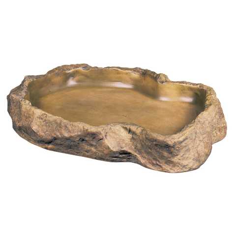 Кормушка (поилка, купалка) для рептилий (агам, черепах, ящериц) Exo Terra «Feeding Dish» XL 27 X 21 X 4 см